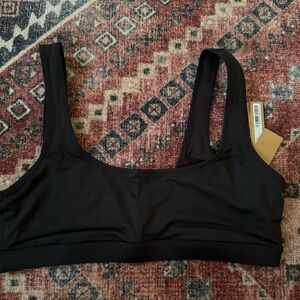 SIGNATURE SWIM TANK BIKINI TOP | ONYX - ONYX / L